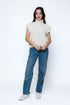 Shawna-Sleeveless Funnel Neck