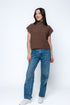 Shawna-Sleeveless Funnel Neck