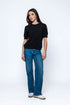 Bella-Luxe Fleece Half Sleeve Crew