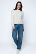 Taylor-Textured Stripe Crew