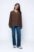 Leandra-Vee Neck Pullover