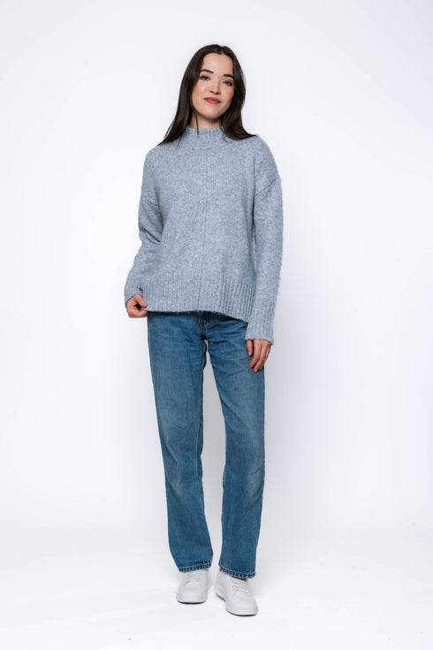 Sylvie-Mock Neck Sweater