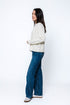 Willa-Cabled Raglan Pullover