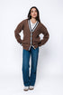 Lou-Cable Knit Cardigan