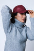 Classic-Faux Leather Baseball Cap-3pk