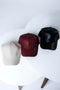 Classic-Faux Leather Baseball Cap-3pk