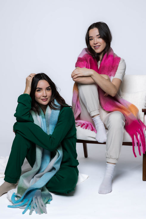 Supersoft-Bright Check Scarf