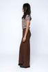 Cora-Faux Leather Wide Leg Pant