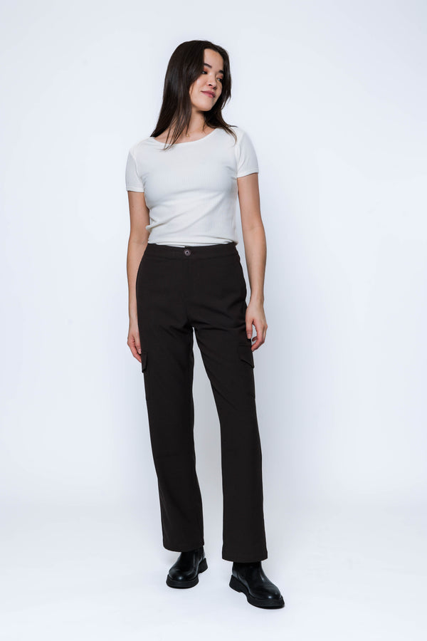 Lauren-Straight Leg Cargo Pant