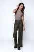 Cora-Faux Leather Wide Leg Pant