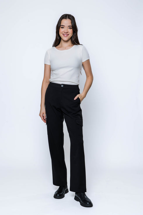 Lauren SAMPLE-Straight Leg Cargo Pant