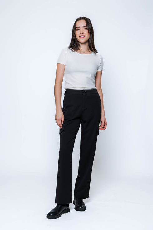 Lauren SAMPLE-Straight Leg Cargo Pant