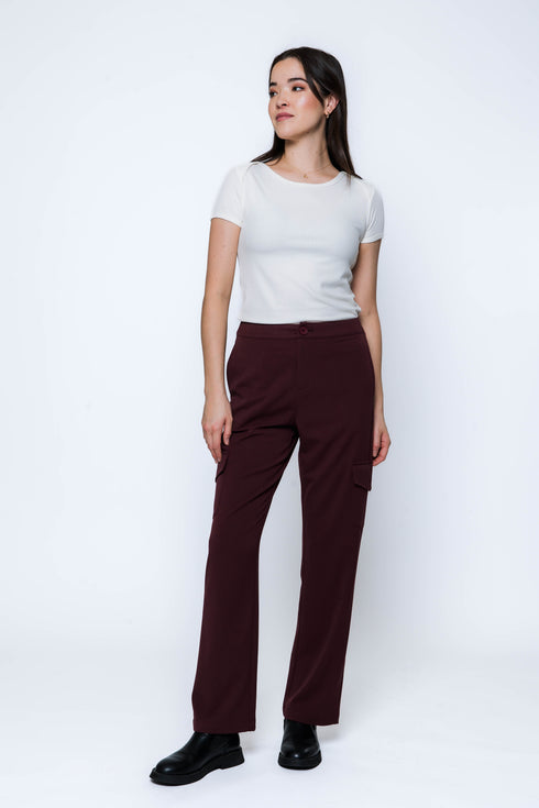 Lauren SAMPLE-Straight Leg Cargo Pant