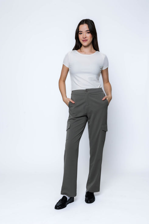 Lauren SAMPLE-Straight Leg Cargo Pant