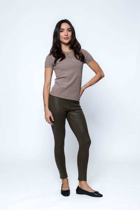 Arie SAMPLE-Faux Leather Legging
