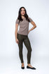 Arie SAMPLE-Faux Leather Legging