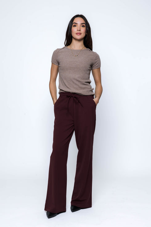 Chloe-Wide Leg Pull On Pant
