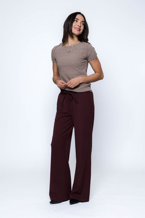 Chloe-Wide Leg Pull On Pant