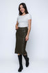 Erin SAMPLE-Faux Leather Midi Skirt