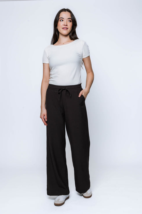 Chloe-Wide Leg Pull On Pant