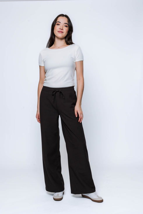 Chloe-Wide Leg Pull On Pant