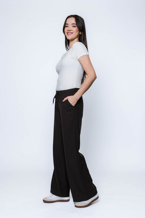 Chloe-Wide Leg Pull On Pant