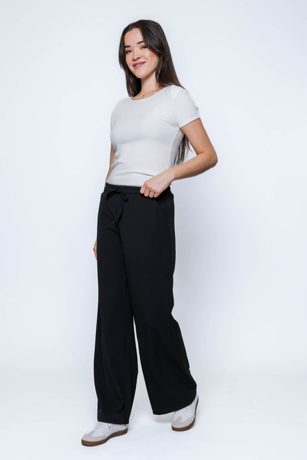Chloe-Wide Leg Pull On Pant