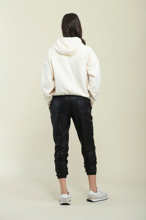 Quinn-Fleecy Half Zip Pullover