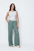 Jess SAMPLE-Mini Rib Wide Leg Rib Pants