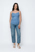Alicia SAMPLE-Lace Trim Mini Rib Cami