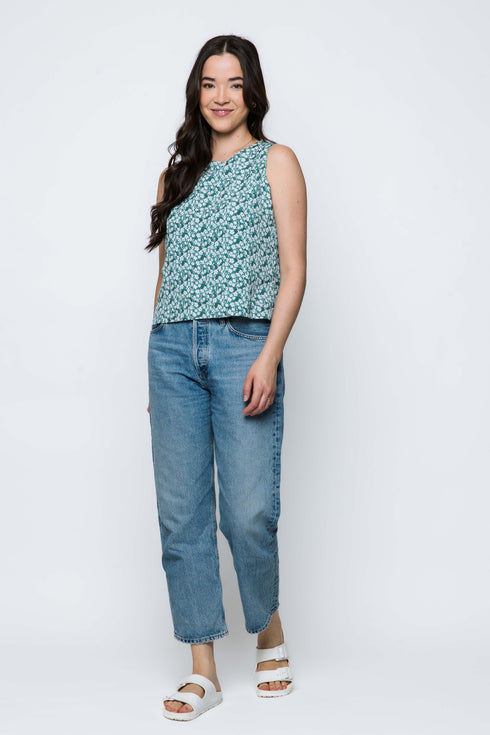 Holly SAMPLE-Reversible Tie Top