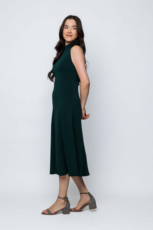 Laura SAMPLE - Funnel Neck Midi Dress