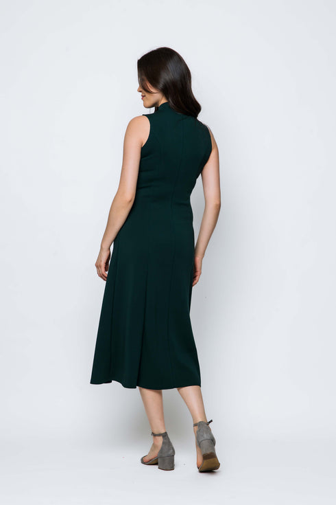 Laura SAMPLE - Funnel Neck Midi Dress