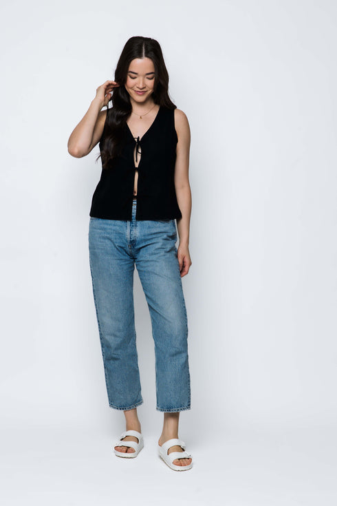 Holly-Reversible Tie Top