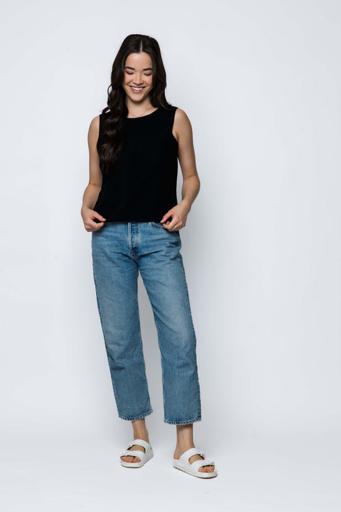 Holly SAMPLE-Reversible Tie Top
