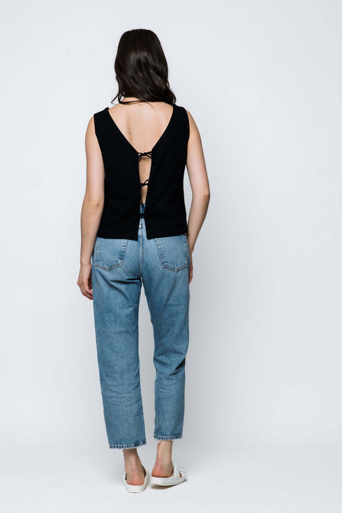 Holly SAMPLE-Reversible Tie Top