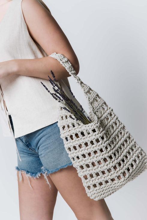 Shoreline-Crochet Bag