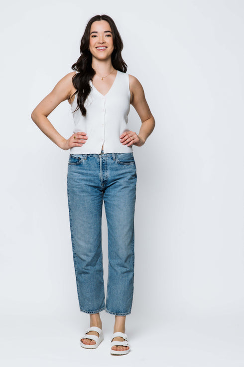 Ava SAMPLE-Soft Rib Sweater Vest