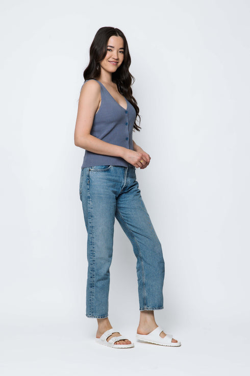 Ava-Soft Rib Sweater Vest