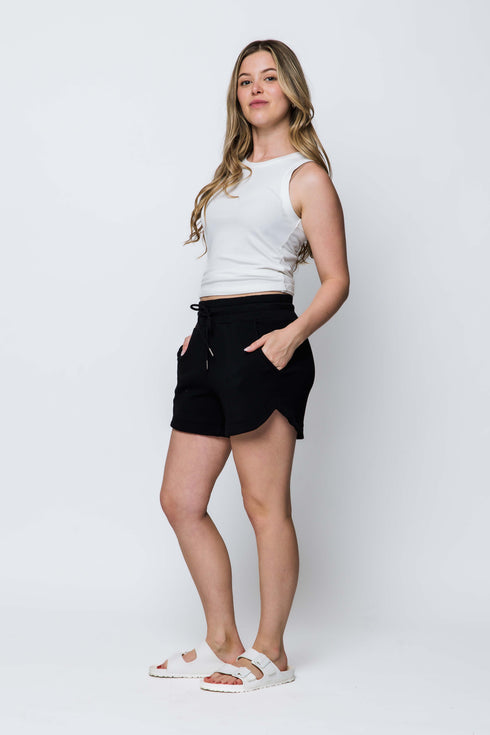 Deena-Luxe Fleece Short
