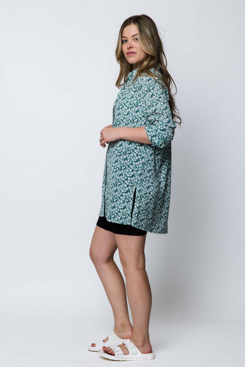 Noa-Long Button-Up Shirt