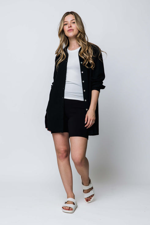 Noa-Long Button-Up Shirt