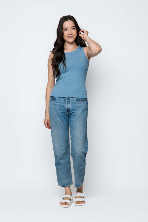 Leanne-Crew Neck Tank