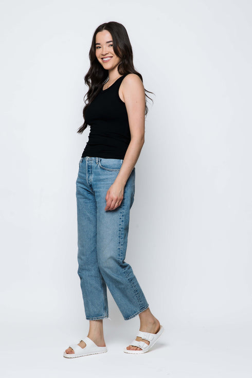 Leanne-Crew Neck Tank