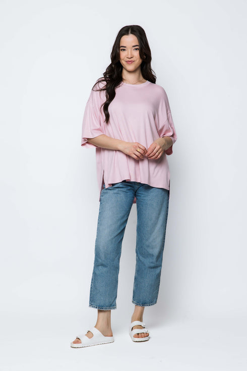 Serena SAMPLE-Mini Rib Oversize Tee