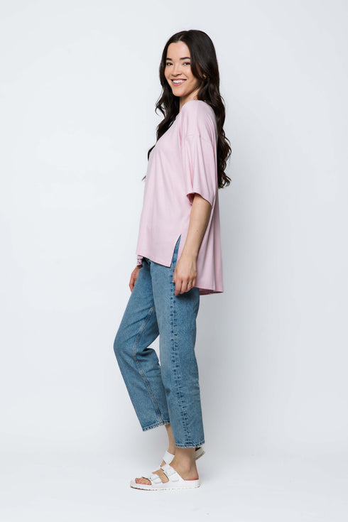Serena SAMPLE-Mini Rib Oversize Tee