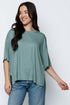 Serena SAMPLE-Mini Rib Oversize Tee