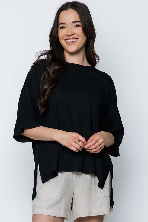 Serena SAMPLE-Mini Rib Oversize Tee