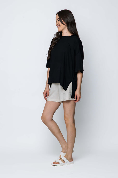 Serena SAMPLE-Mini Rib Oversize Tee