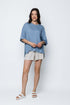 Serena SAMPLE-Mini Rib Oversize Tee